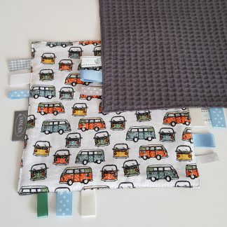 Labeldoekje auto grijs